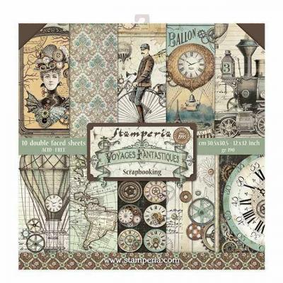 Stamperia Paper Pack - Voyages Fantastiques